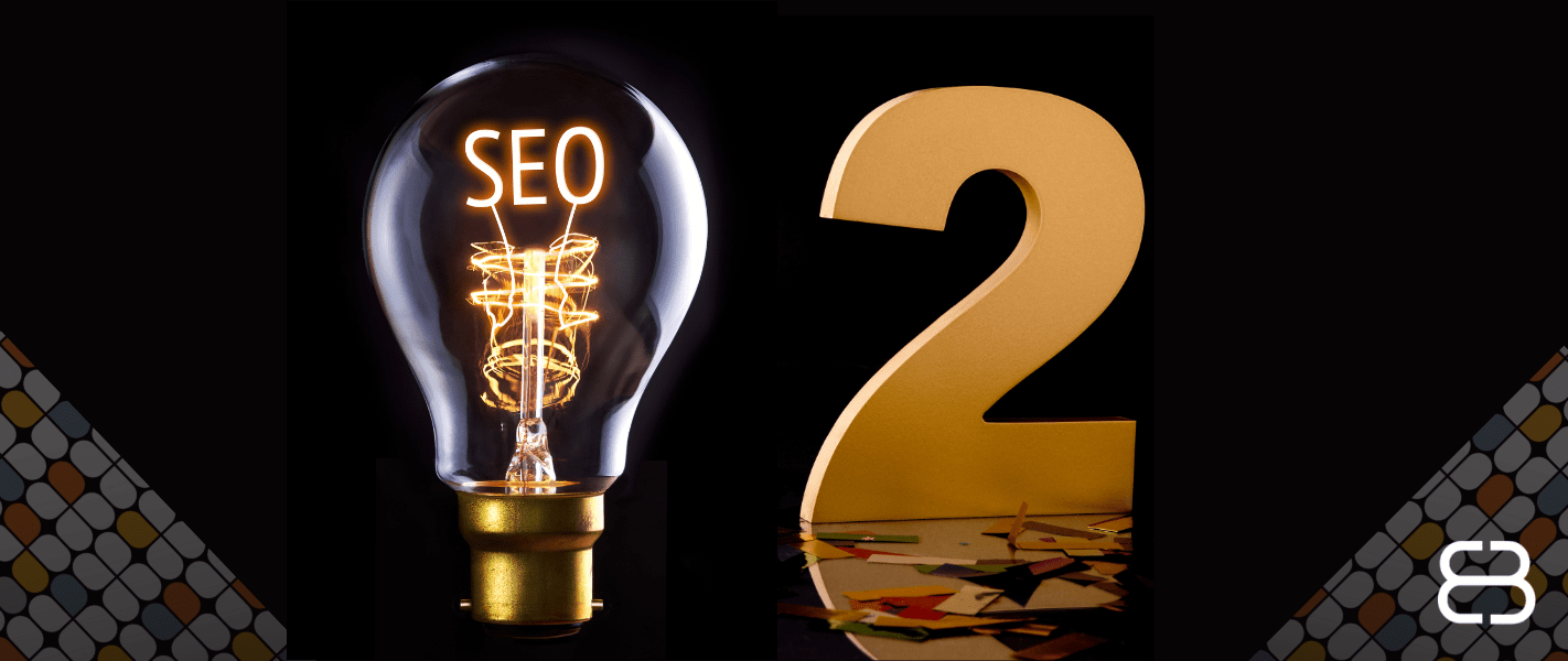 Light Bulb with "SEO" next to the number 2