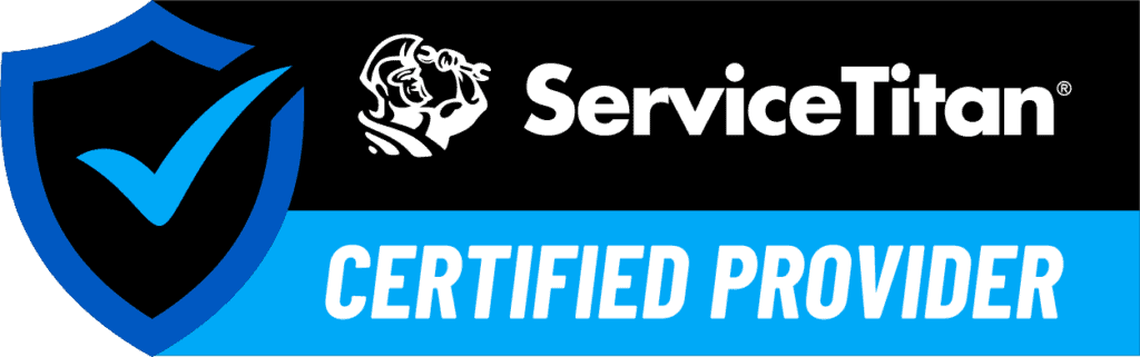 ServiceTitan Certified Provider.
